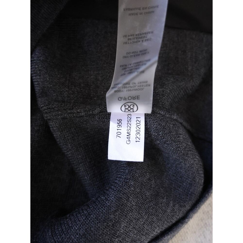 G/Fore Men’s Merino Wool Tech Lined Dunes Tailored Fit Vest Charcoal Gray Size L - Picture 10 of 13